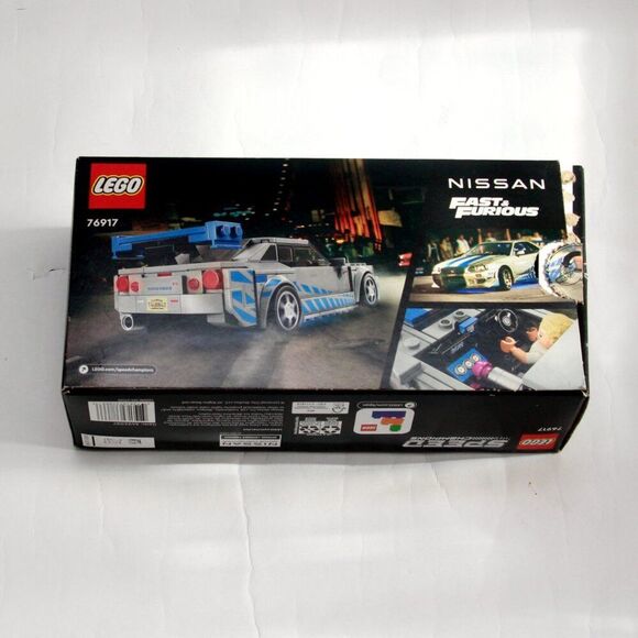 LEGO SPEED CHAMPIONS: Fast Furious Nissan Skyline GT-R (R34) 76917 Used Complete - Picture 3 of 6